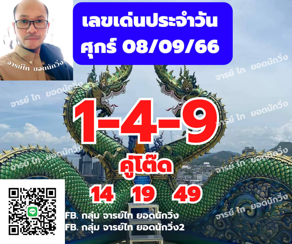 หวยฮานอย 8-9-66 ชุด4