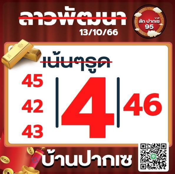 หวยลาว 13-10-66 ชุด9