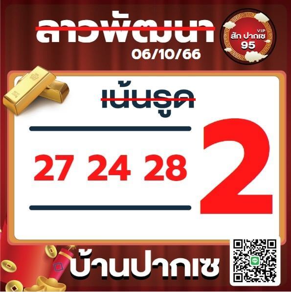 หวยลาว 6-10-66 ชุด10