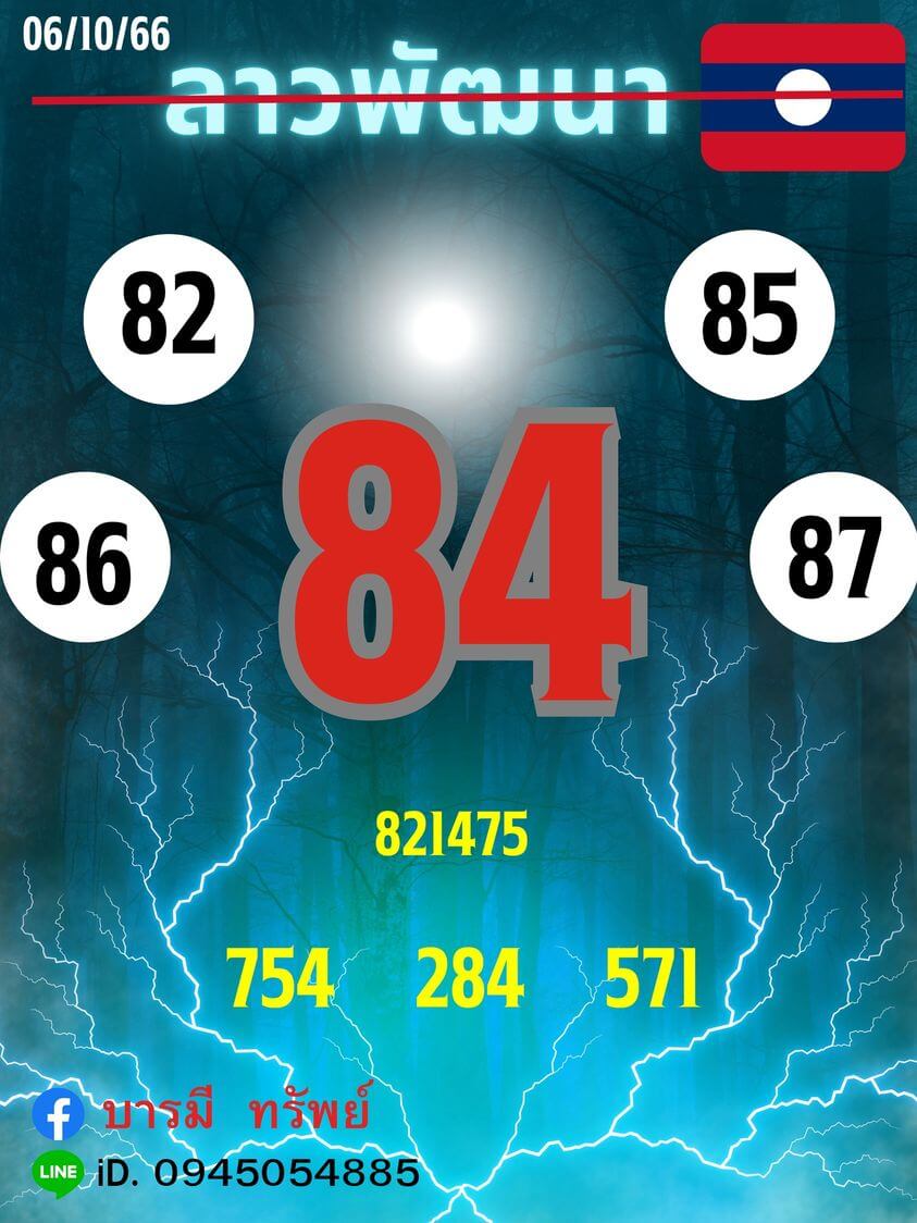 หวยลาว 6-10-66 ชุด5