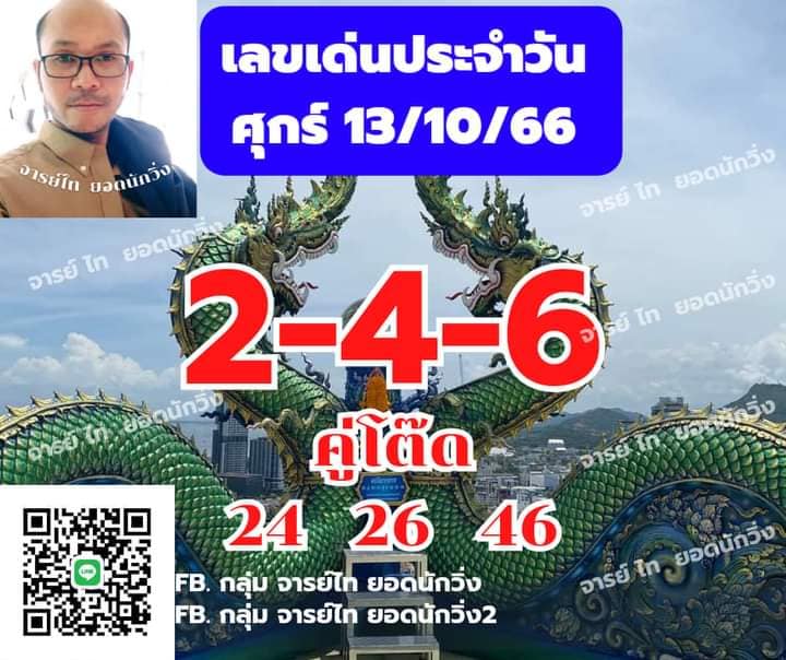 หวยฮานอย 13-10-66 ชุด4