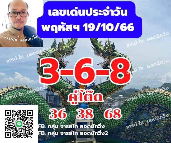 หวยฮานอย 19-10-66 ชุด6