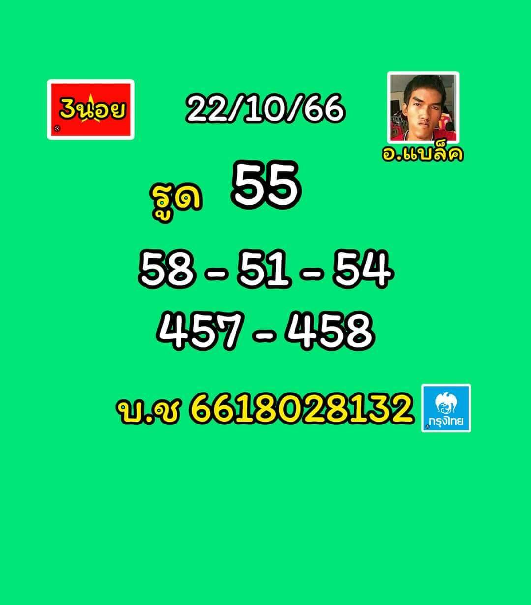 หวยฮานอย 22-10-66 ชุด2