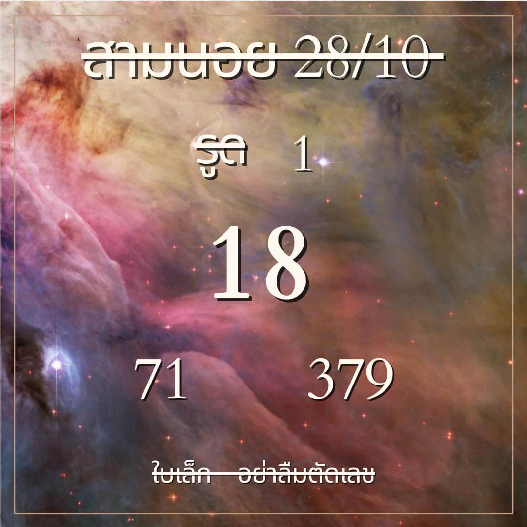 หวยฮานอย 28-10-66 ชุด1