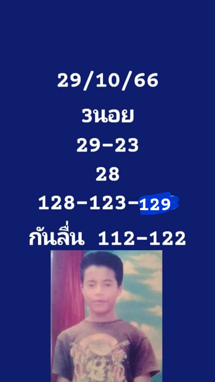 หวยฮานอย 29-10-66 ชุด6
