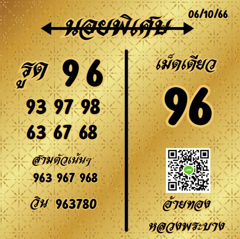 หวยฮานอย 6-10-66 ชุด2