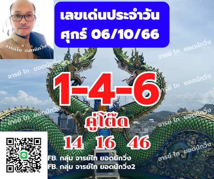 หวยฮานอย 6-10-66 ชุด6