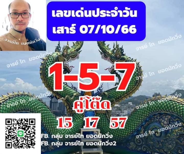 หวยฮานอย 7-10-66 ชุด8
