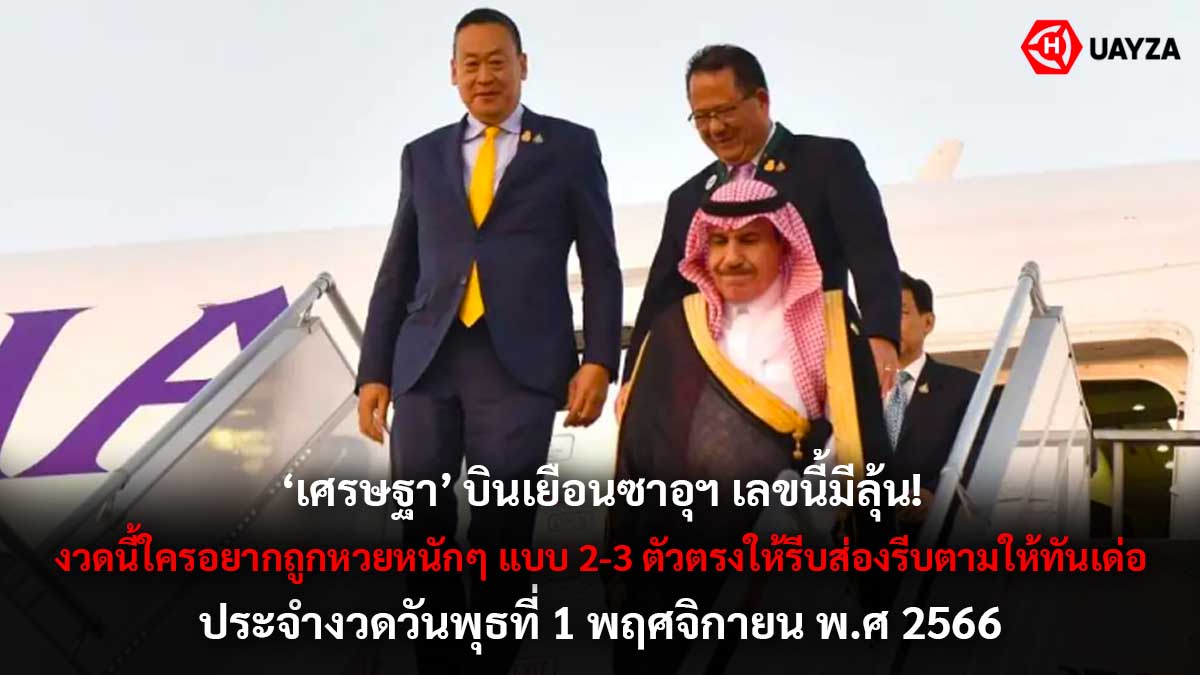 เลขเครื่องบินนายกงวด 1 11 66