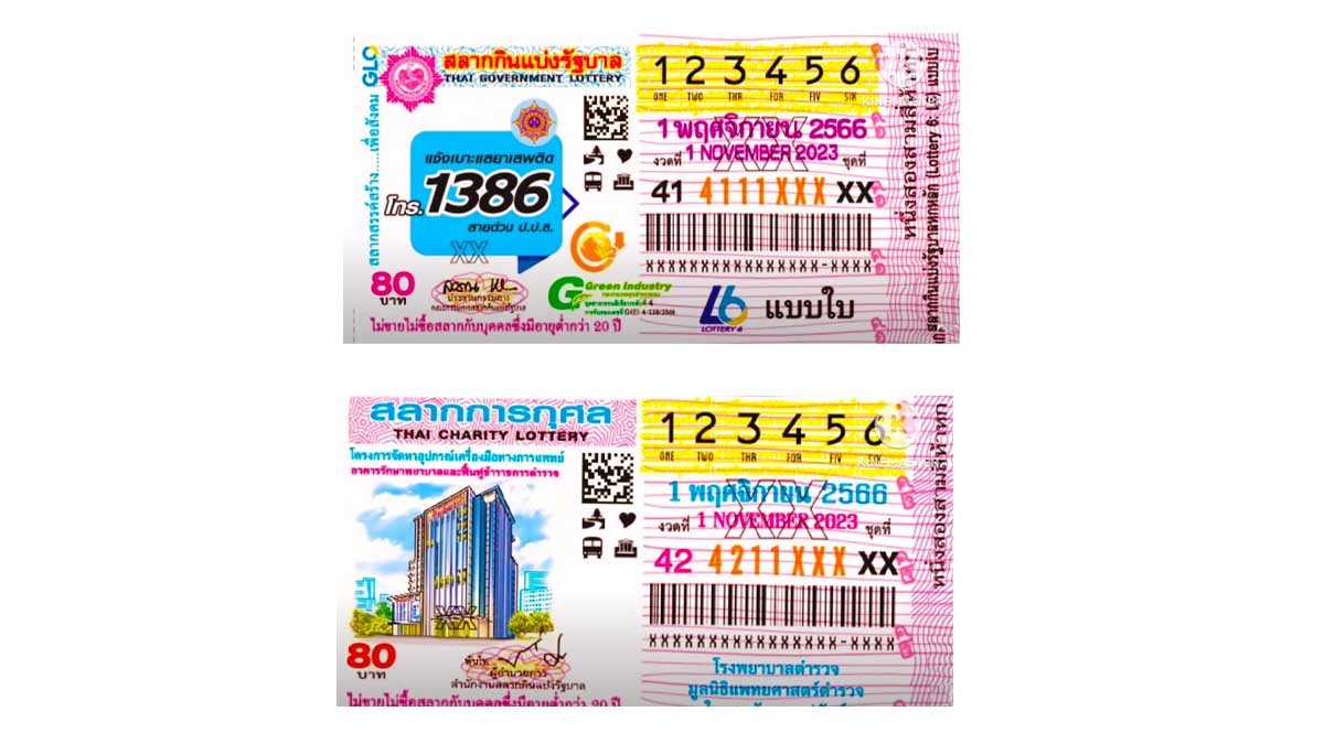 เลขแปลปกสลากงวด 1 พฤศจิกายน 2566