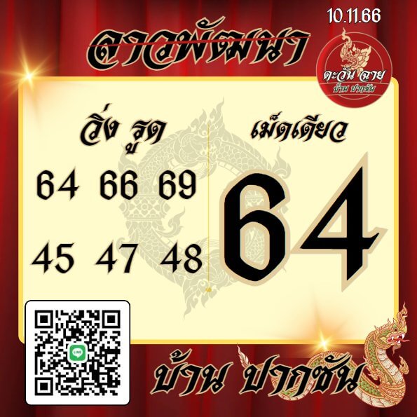 หวยลาว 10-11-66 ชุด9