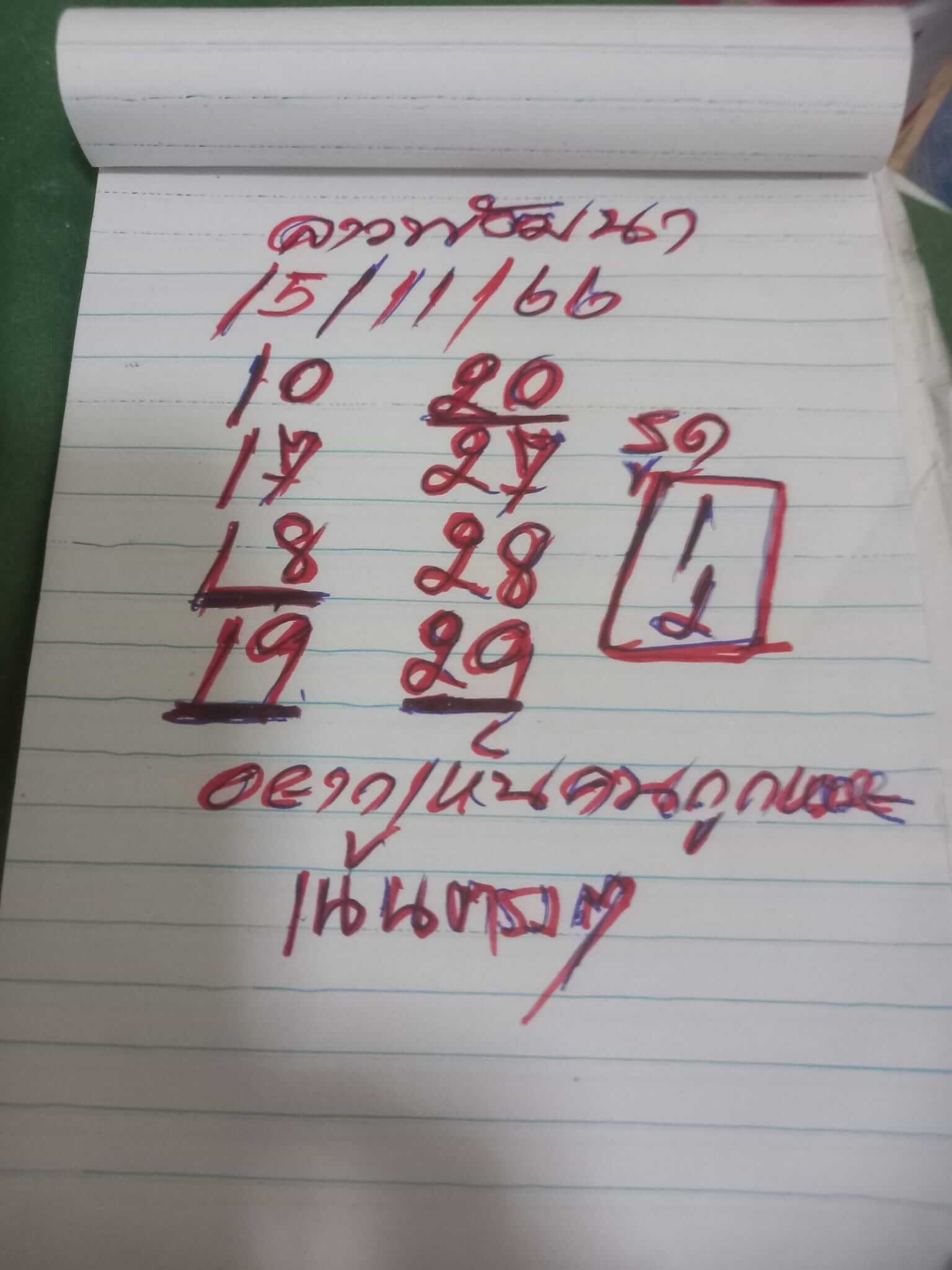 หวยลาว 15-11-66 ชุด6