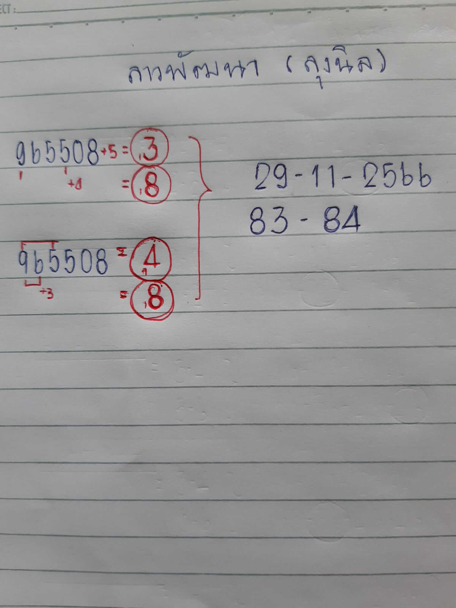 หวยลาว 29-11-66 ชุด3