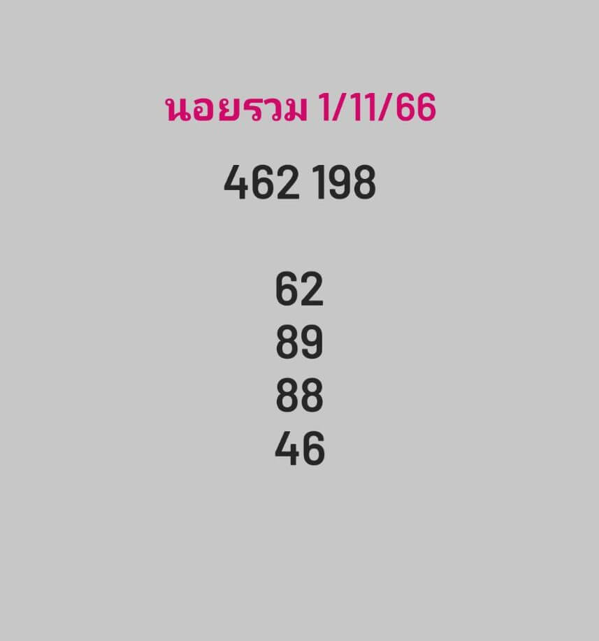 หวยฮานอย 1-11-66 ชุด9
