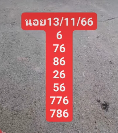 หวยฮานอย 13-11-66 ชุด7