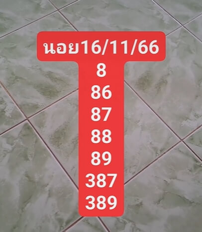 หวยฮานอย 16-11-66 ชุด8