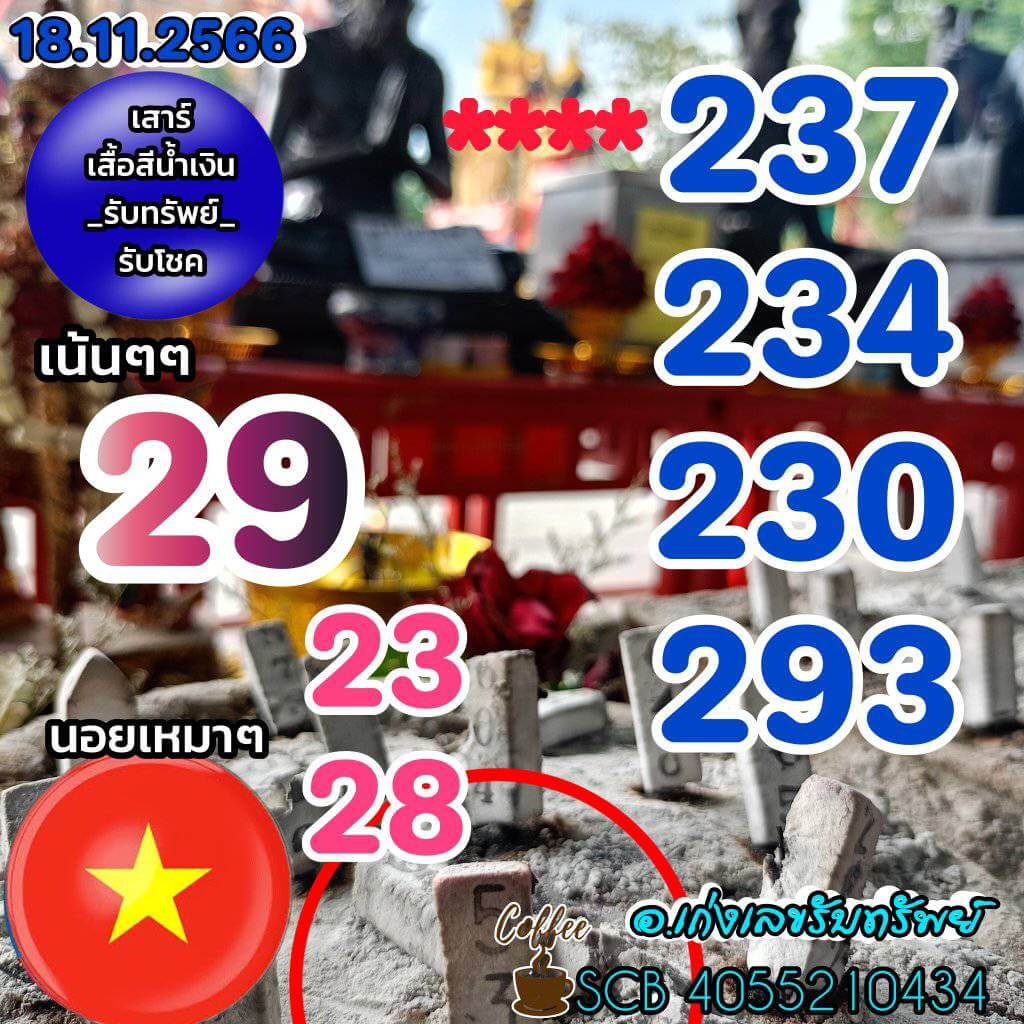 หวยฮานอย 18-11-66 ชุด2