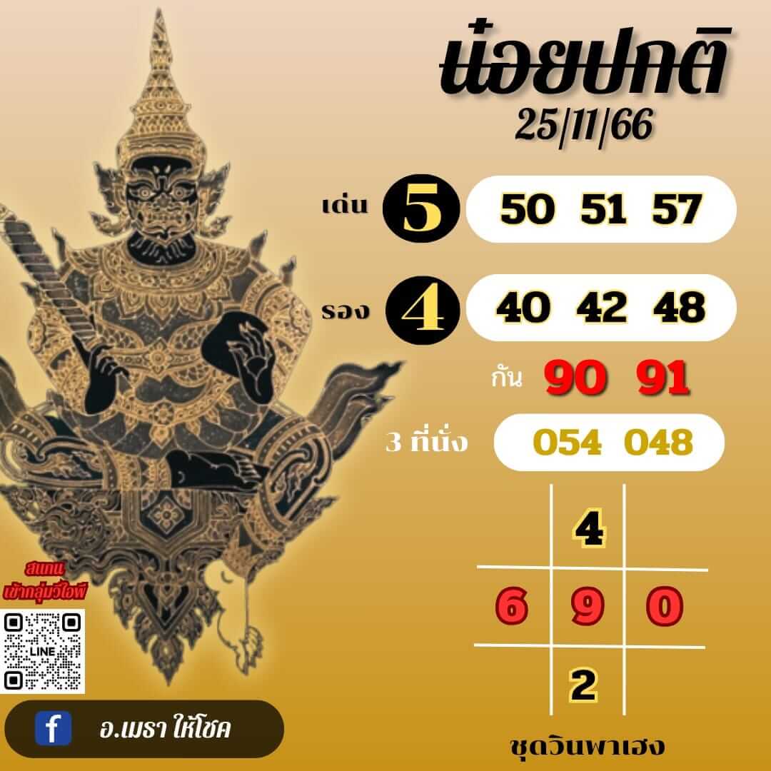 หวยฮานอย 25-11-66 ชุด9