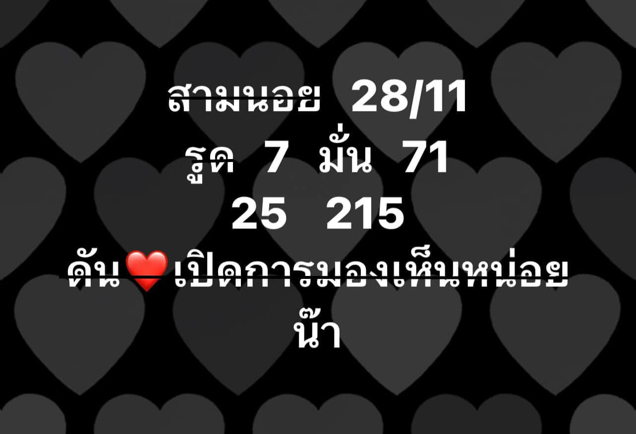 หวยฮานอย 28-11-66 ชุด3