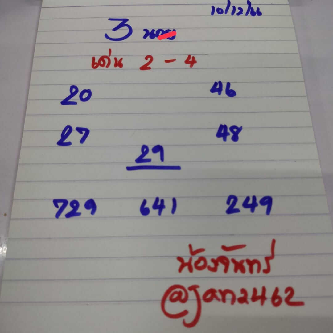 หวยฮานอย 10-12-66 ชุด4