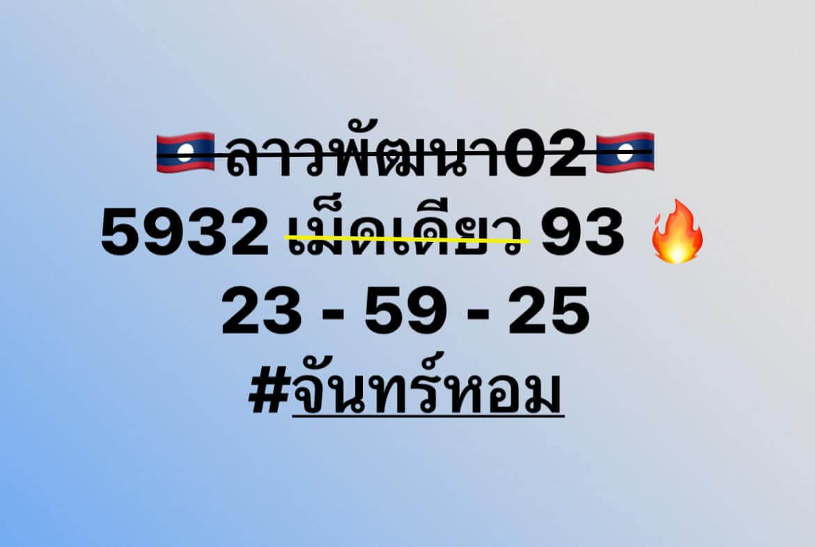 หวยลาว 2-2-67 ชุด1