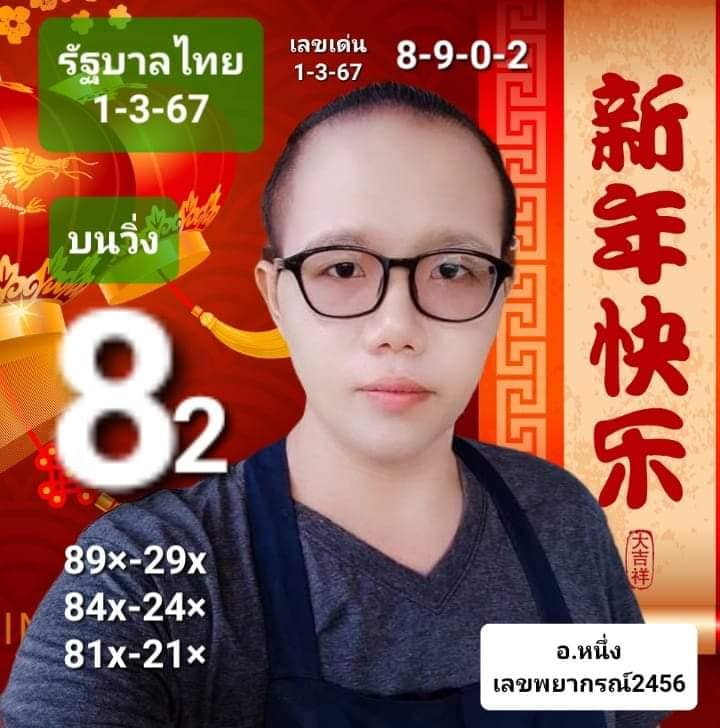 เลขเด็ดอาจารย์หนึ่ง งวด 1 มีนาคม 2567