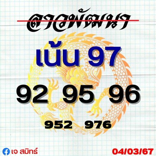 หวยลาว 4-3-67 ชุด5