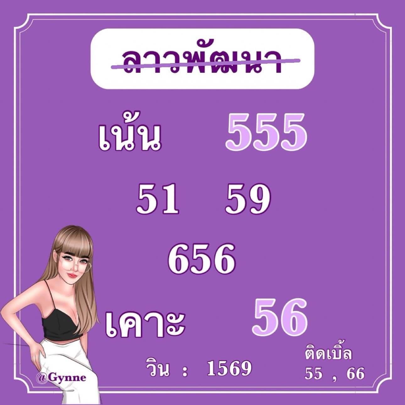หวยลาว 3-4-67 ชุด6
