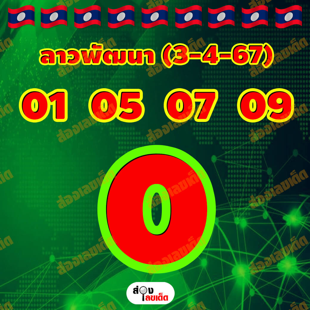 หวยลาว 3-4-67 ชุด8