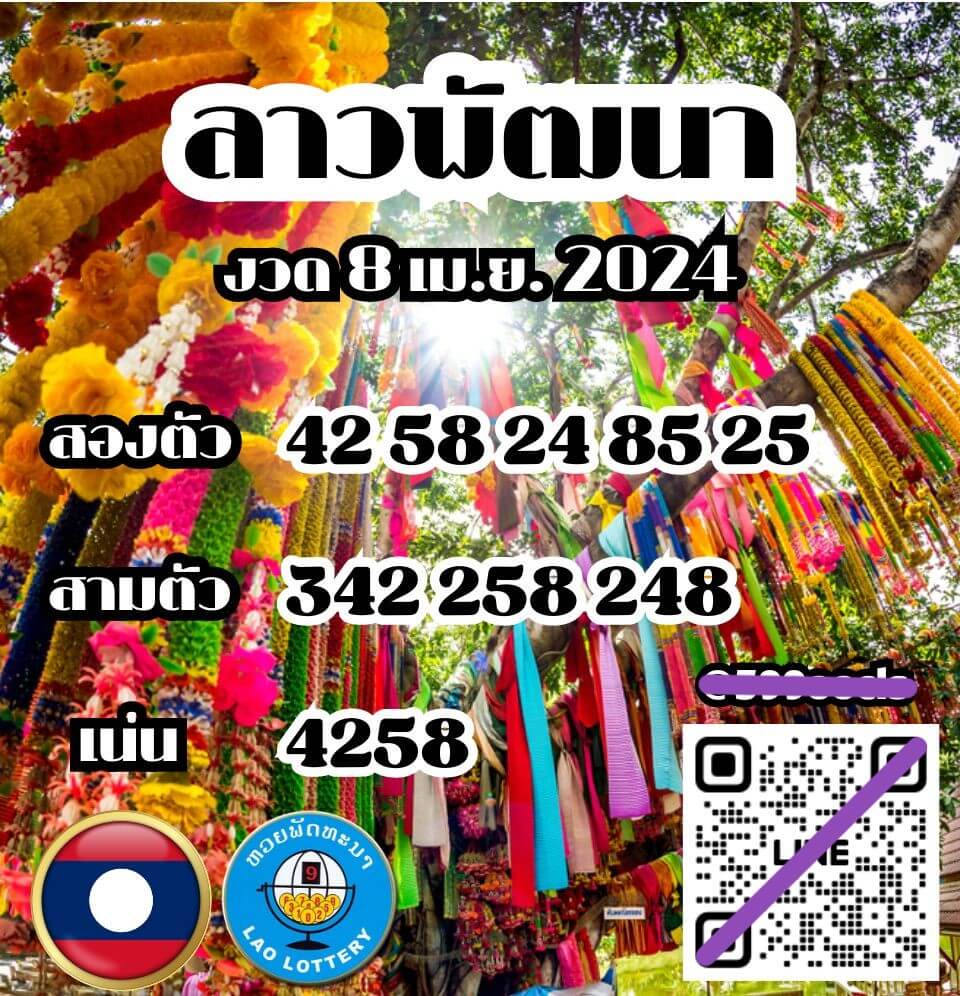 หวยลาว 8-4-67 ชุด2