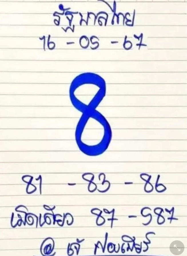 เลขเด็ด เจ๊ฟองเบียร์ งวด 16 พฤษภาคม 2567