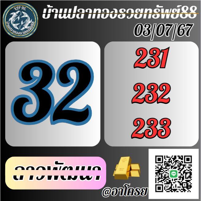 หวยลาว 3-7-67 ชุด4