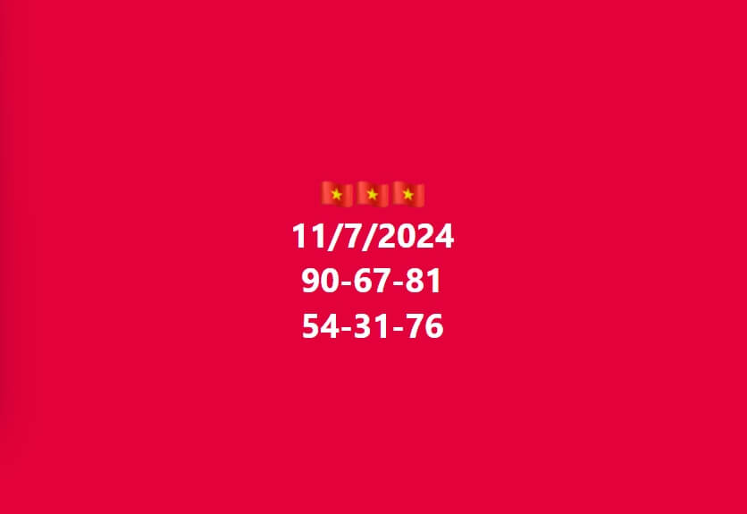 หวยฮานอย 11-7-67 ชุด1