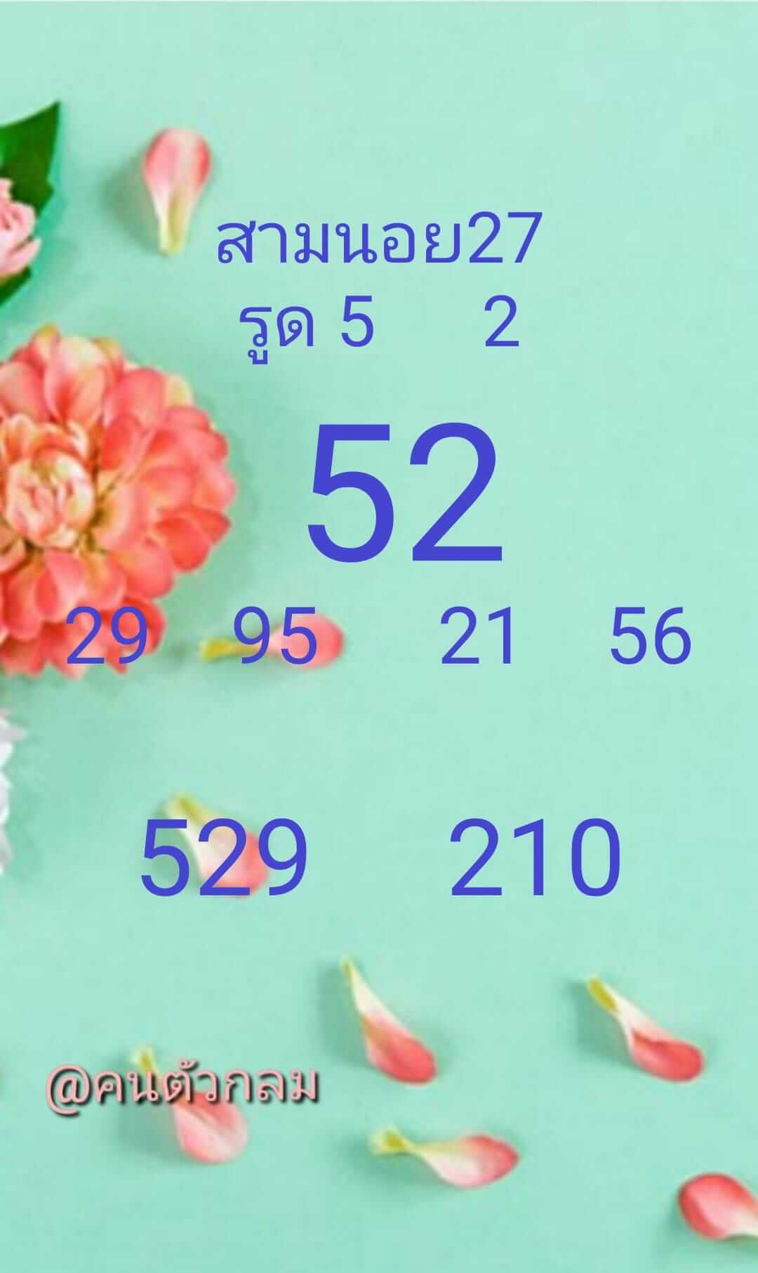 หวยฮานอย 27-7-67 ชุด1