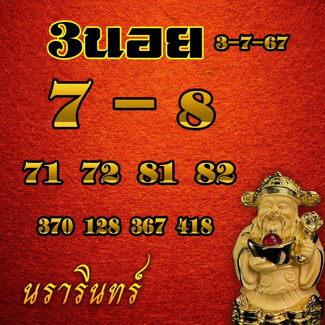 หวยฮานอย 3-7-67 ชุด5