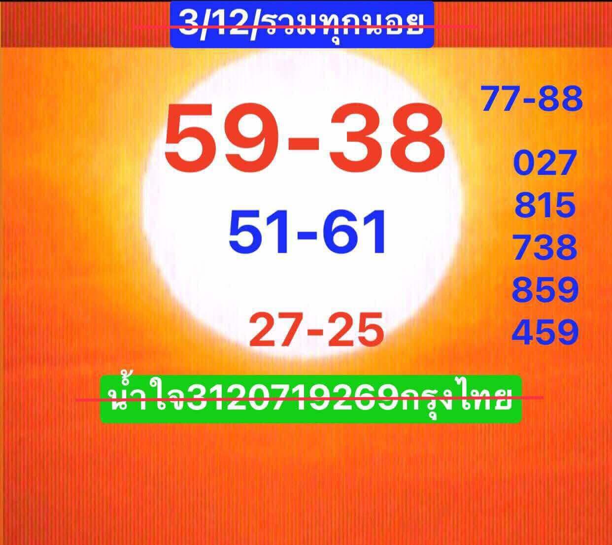 หวยฮานอย 3-12-67 ชุด8
