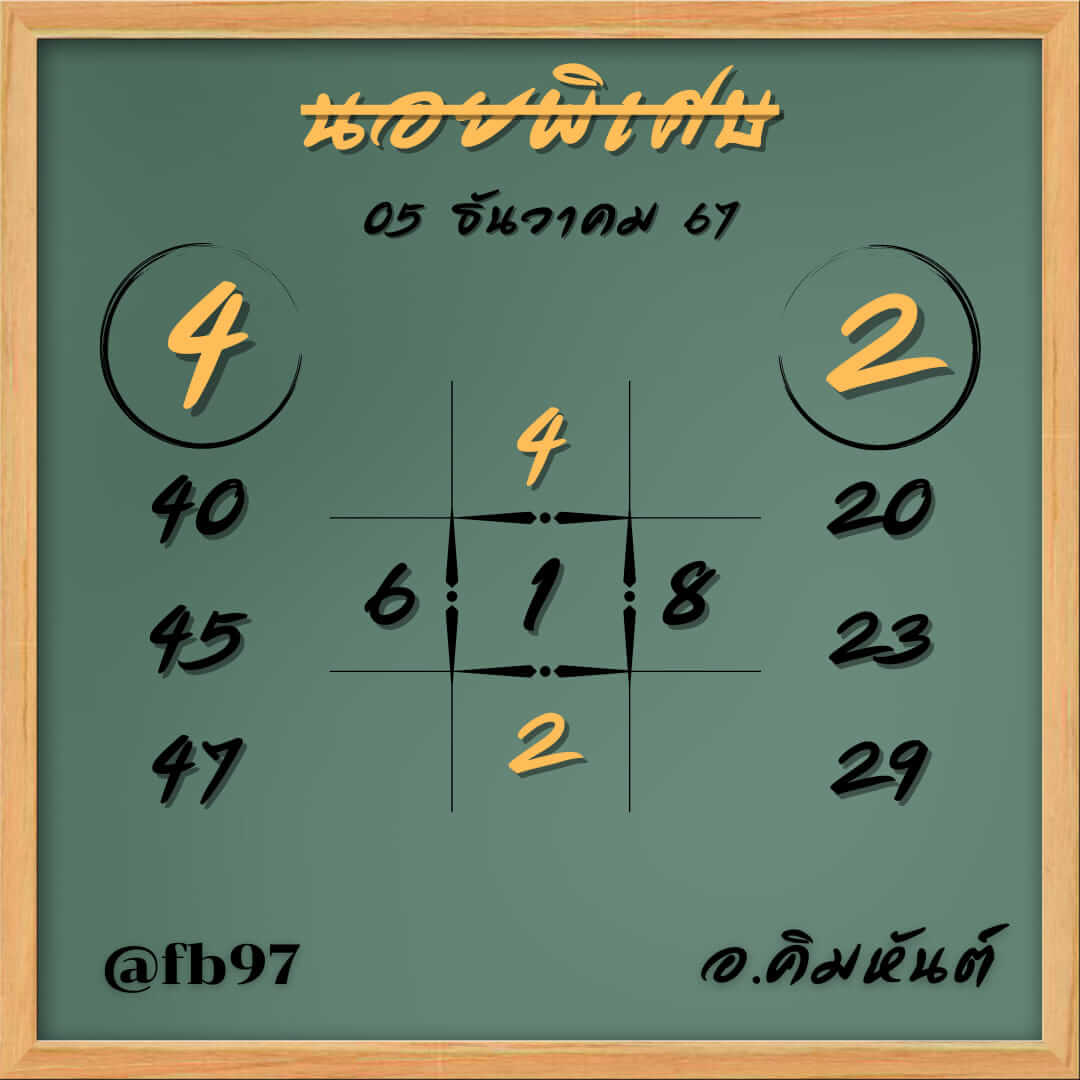 หวยฮานอย 5-12-67 ชุด4