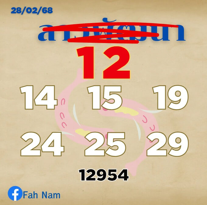 หวยลาว 28-2-68 ชุด9