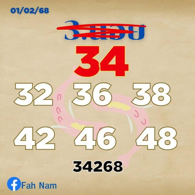 หวยฮานอย 1-2-68 ชุด10