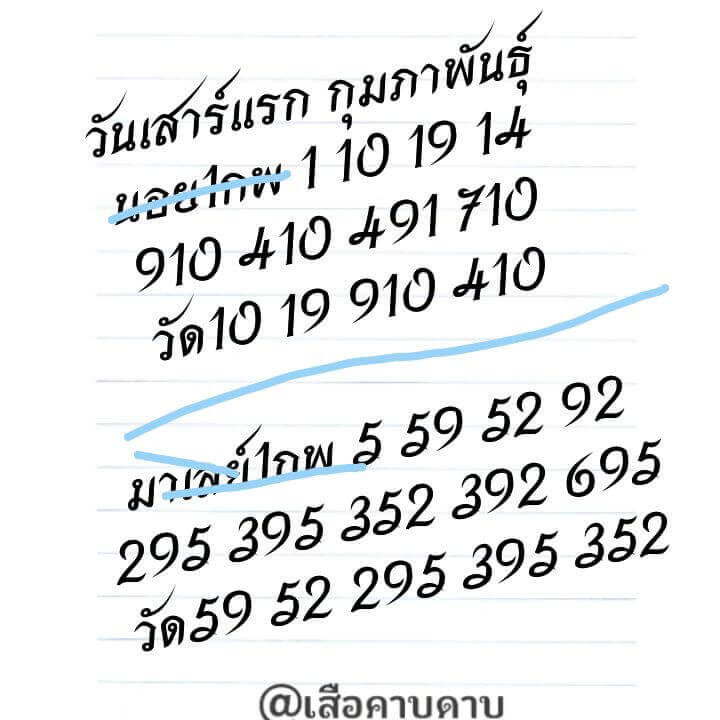 หวยฮานอย 1-2-68 ชุด5