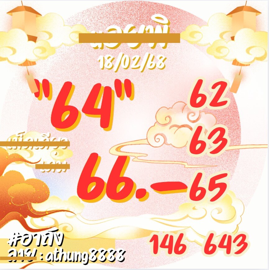 หวยฮานอย 18-2-68 ชุด1