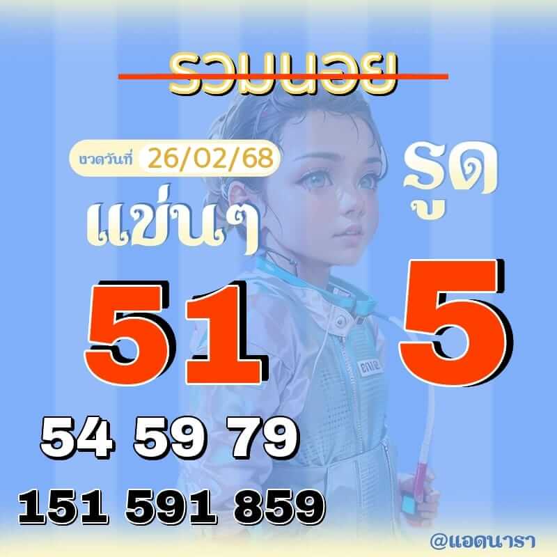หวยฮานอย 26-2-68 ชุด10