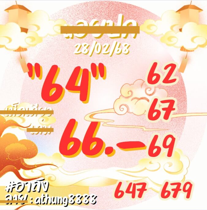 หวยฮานอย 28-2-68 ชุด2