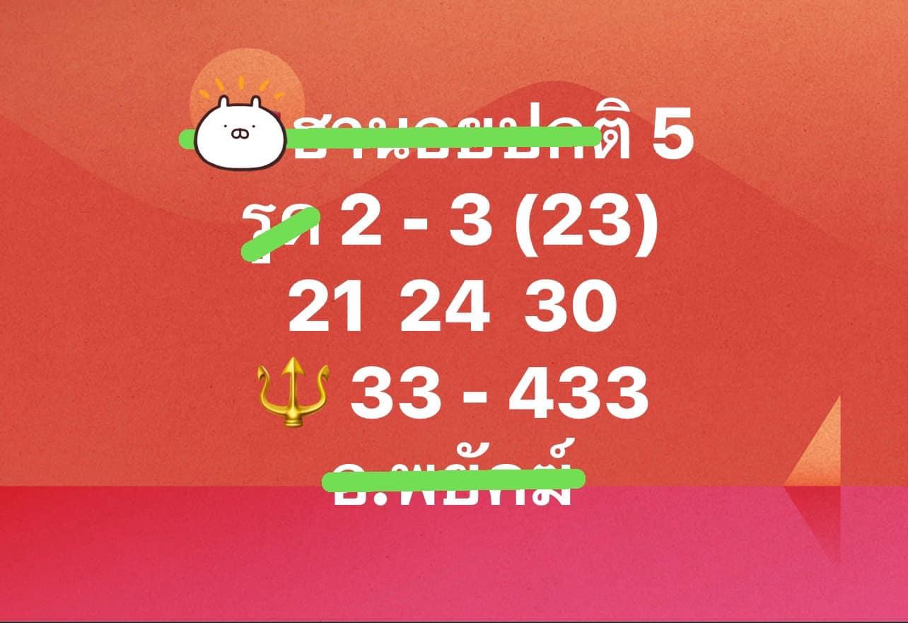 หวยฮานอย 5-2-68 ชุด4