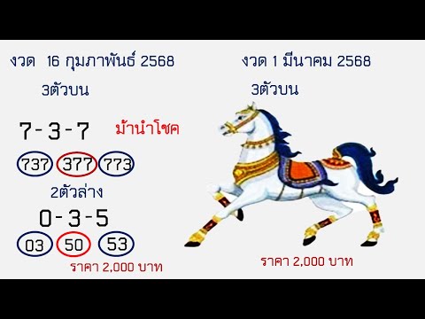 เลขเด็ดม้านำโชค