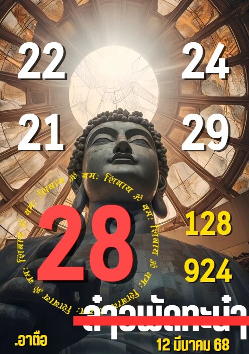 หวยลาว 12-3-68 ชุด6