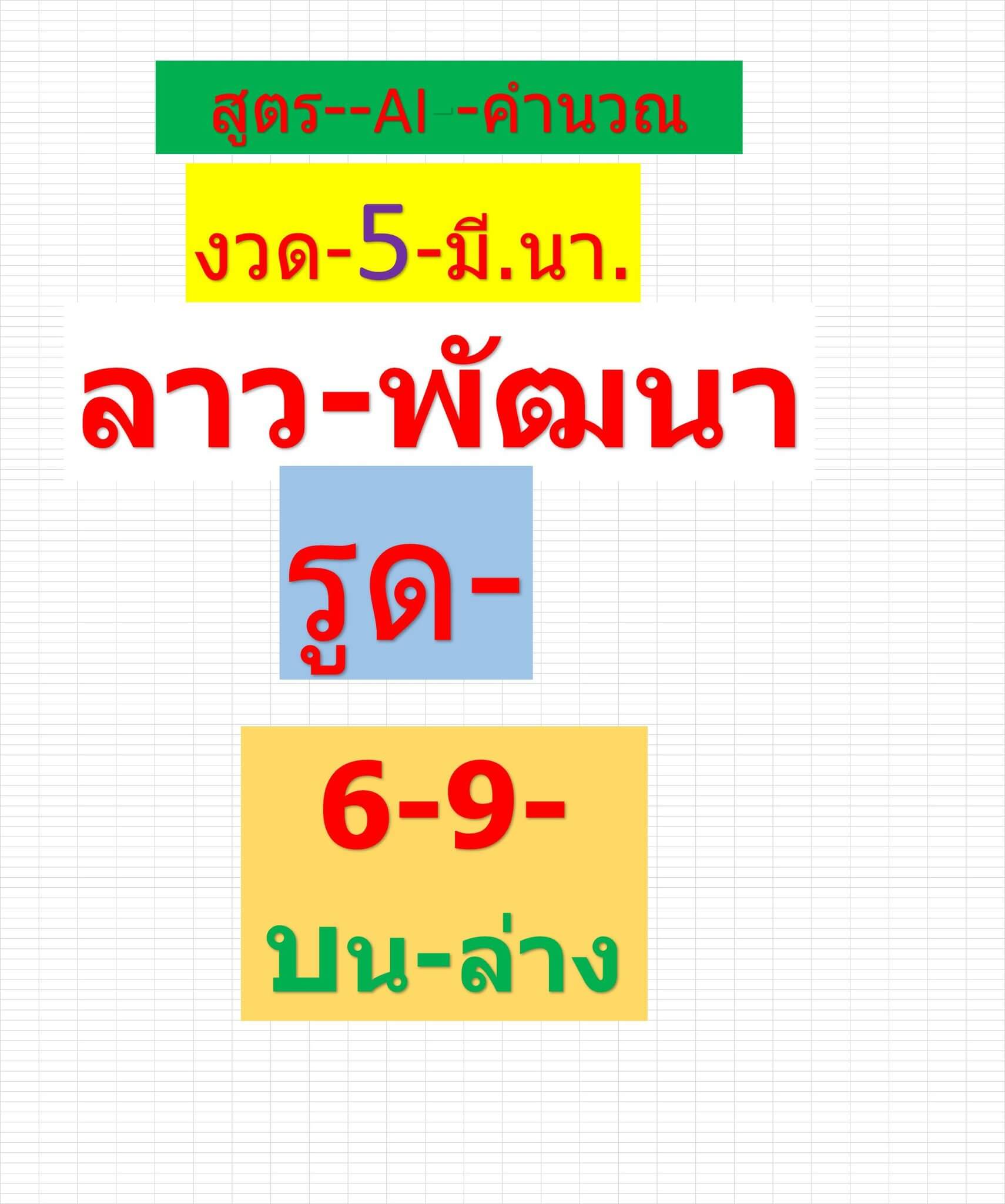 หวยลาว 5-3-68 ชุด2