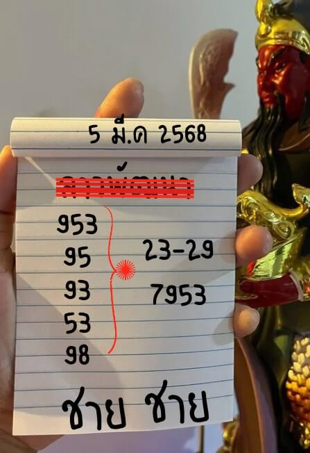 หวยลาว 5-3-68 ชุด6