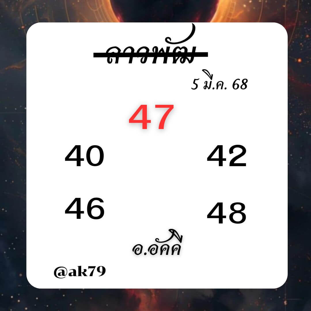 หวยลาว 5-3-68 ชุด8