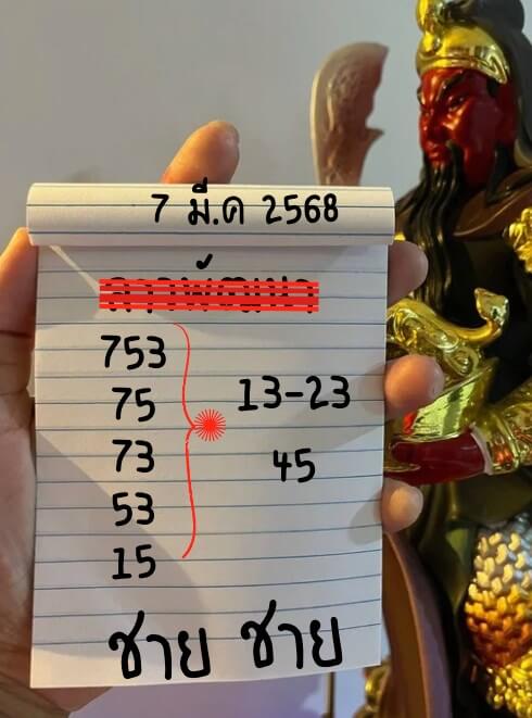 หวยลาว 7-3-68 ชุด1